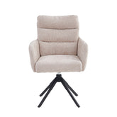 Exquisa Eetkamerstoel - Beige Chenille